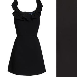 French Connection Whisper Ruffle Mini Dress NWT